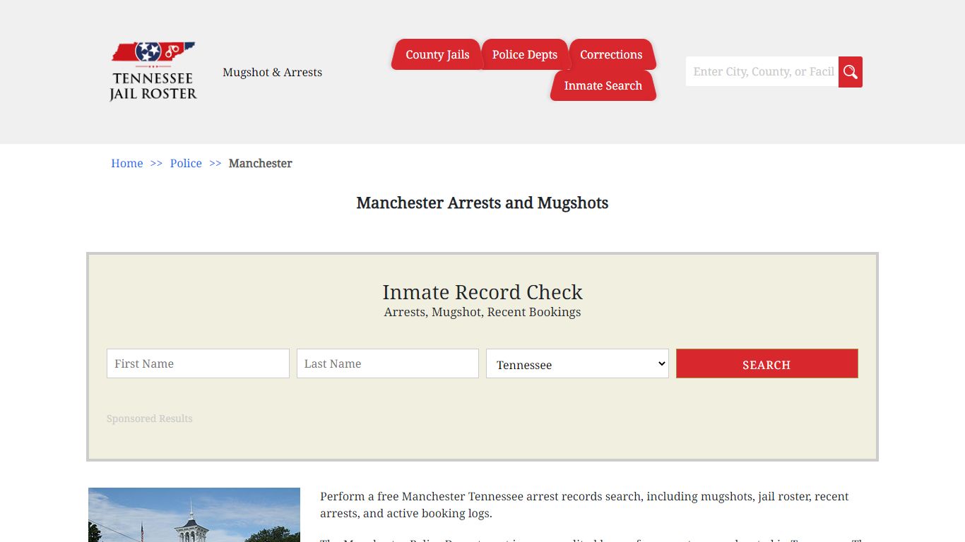 Manchester Arrests and Mugshots | Jail Roster Search